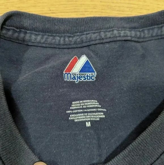 Vintage Boston Red Sox Majestic Baseball T Shirt #15 Dustin Pedroia Mens M - Picture 3 of 7